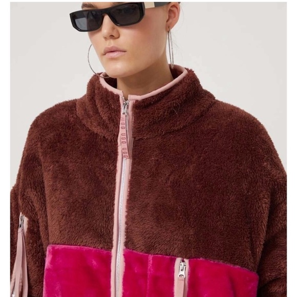 UGG Marlene Sherpa Fuzzy Fur Jacket NWT - Picture 6 of 14